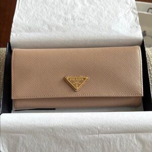 Prada Large Saffia Leather Wallet